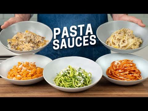 5 Restaurant Quality Pasta Sauces
