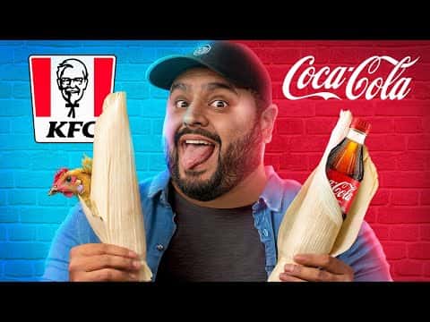Tamales Locos Variados (KFC, Chiles, Dulces, Ramen, Coca-Cola y más)