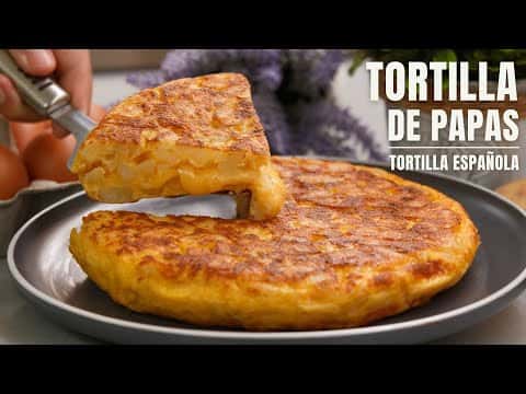 Tortilla de papas rellena de queso