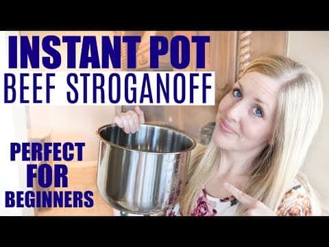 Easy Instant Pot Beef Stroganoff