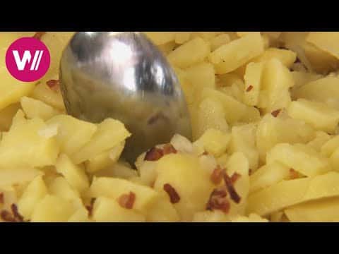Warmer Kartoffelsalat mit Speck