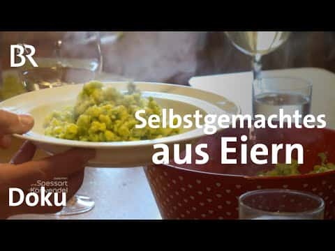 Hausgemachte Eierspeisen: Breite Nudeln, BÀrlauchspÀtzle & Dafeide ErdÀpfel
