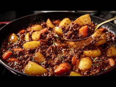 Ground Beef & Potato Recipes: Stew, Stroganoff, Skillet Hash, and Creamy Mushroom Skillet