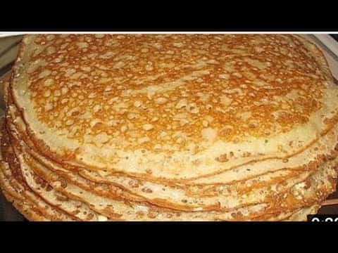 Заварные блины на кефире "Нежность"