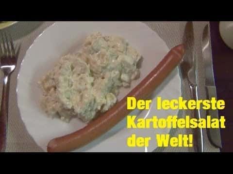 Einfacher Kartoffelsalat mit Mayonnaise