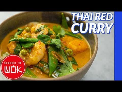 Thai Red Curry with Prawns and Sweet Potatoes