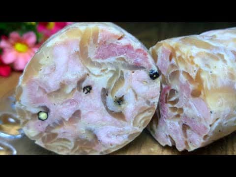 Chả Lạnh (Giò Thủ, Thịt Nguội) Miền Tây Không Cần Khuôn
