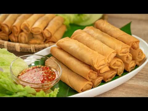 Chả Giò Chay Giòn Rụm Thanh Đạm
