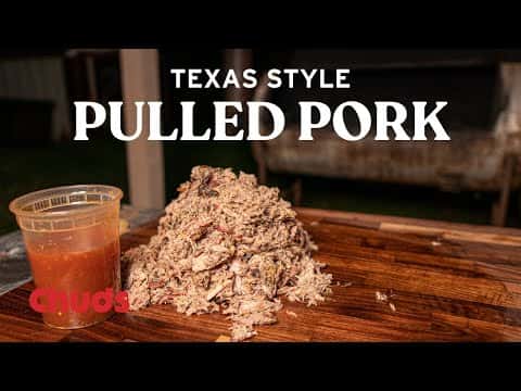Texas Style Smoked Pulled Pork