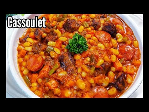 Cassoulet à la viande de bœuf et aux saucisses
