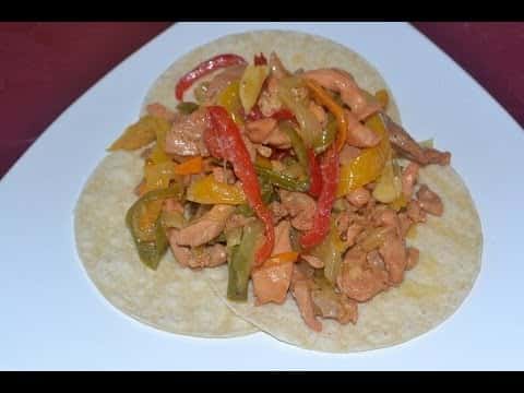 Fajitas de pollo