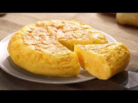 Tortilla de patatas saludable (con poco aceite)
