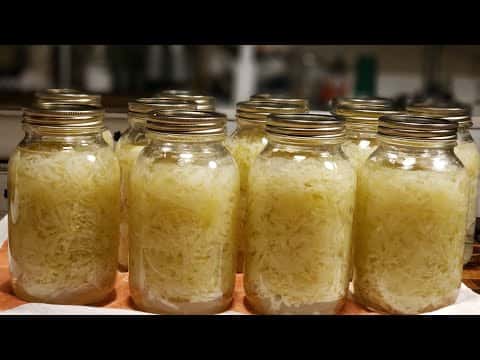 Grandma's Canned Sauerkraut