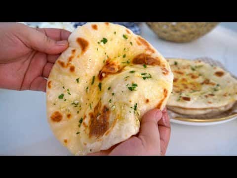 Fluffy Garlic Butter Naan