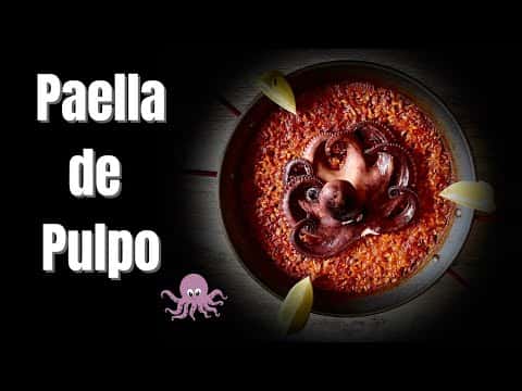 Paella de pulpo