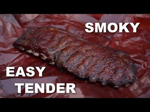 Smoked Pork Spareribs with Smoked Lard