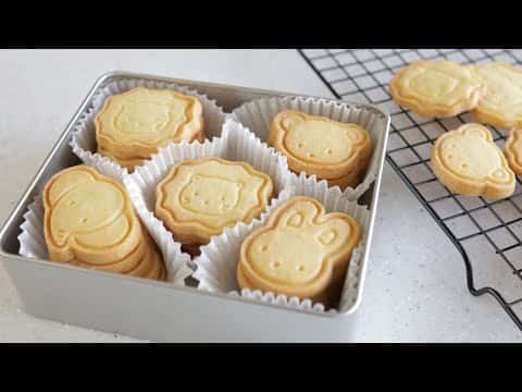 Cute Animal Butter Cookies