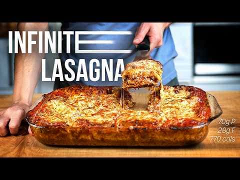 High Protein Meal Prep Lasagna
