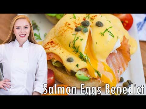 Smoked Salmon and Avocado Eggs Benedict