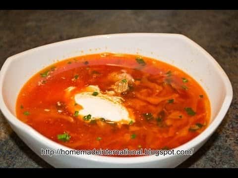 Ukrainian Beef Borscht
