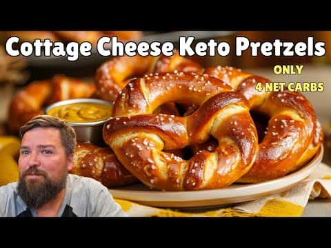 Cottage Cheese Keto Soft Pretzels