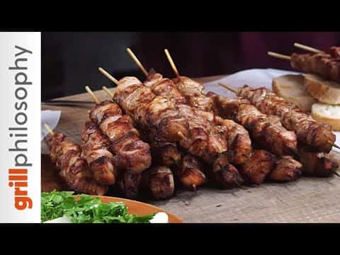 Greek Pork Souvlaki (Old Traditional Recipe)