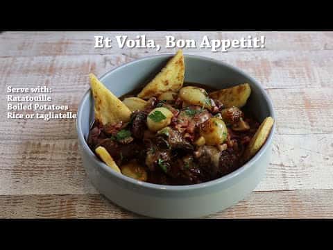 Coq Au Vin - Chicken Braised In Red Wine