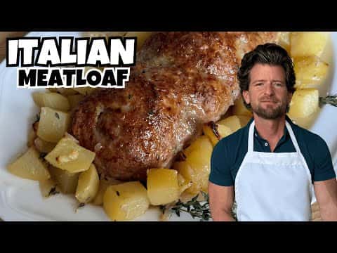 Italian Meatloaf (Polpettone & Potatoes)