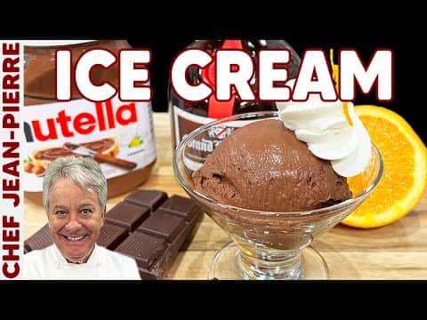 Chocolate Nutella Grand Marnier Orange Ice Cream