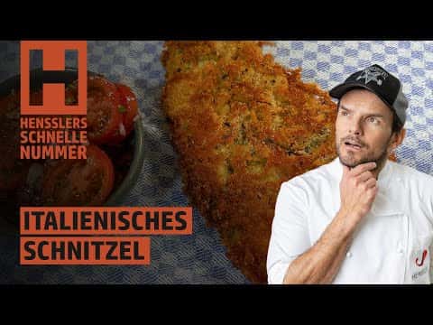 Schnelles Italienisches Schnitzel mit Tomatensalat