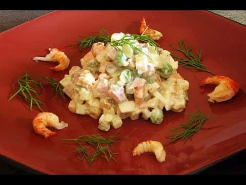 Russian Olivier Salad (Restaurant Version)