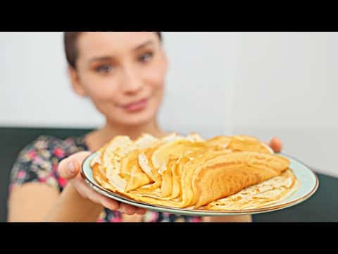 Тонкие и эластичные блинчики на молоке