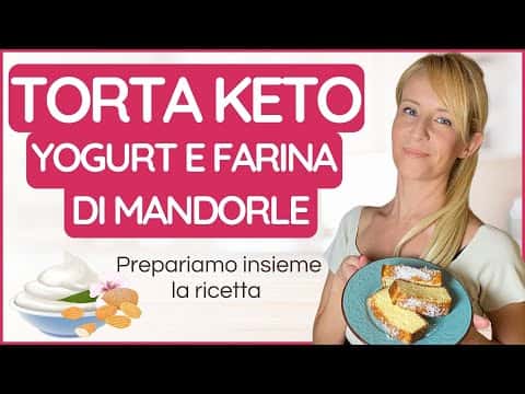 Torta chetogenica allo yogurt e farina di mandorle