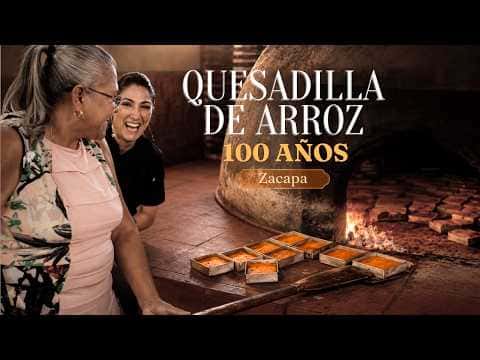 Quesadilla de arroz guatemalteca tradicional