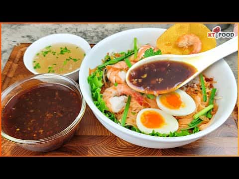 Nước Sốt Hủ Tiếu Khô, Mì Khô, Phở Khô và Cách Luộc Bánh Phở Khô
