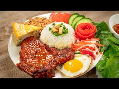 Sườn Cốt Lết Nướng Cơm Tấm