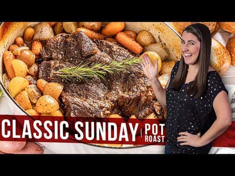 Classic Sunday Pot Roast (Oven, Slow Cooker, and Instant Pot Methods)