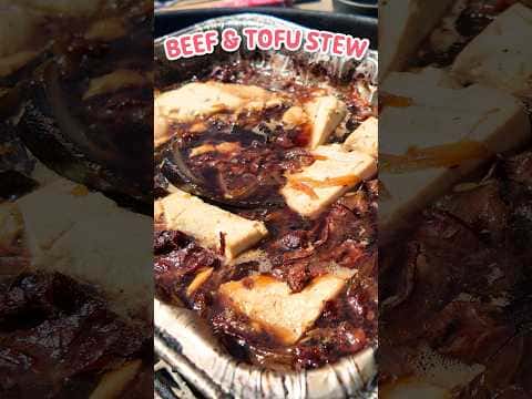Beef and Tofu Stew on the Grill