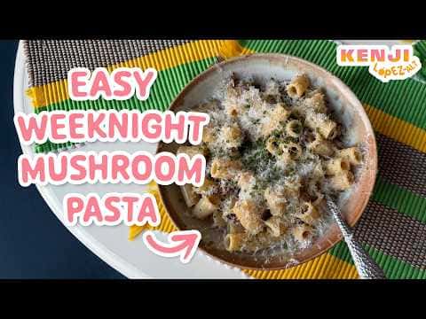 Easy Weeknight Mushroom Pasta