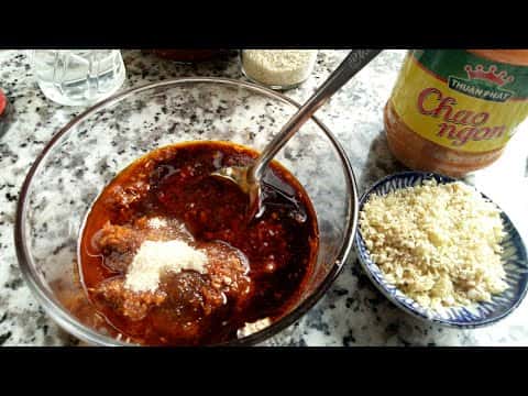 Sốt ướp thịt nướng (Truyền thống, Sả, Chao)