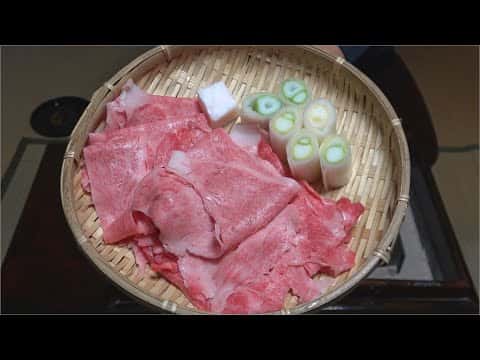 池波式すき焼き(氷見うどんの〆付き)