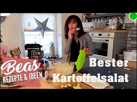 Klassischer rheinischer Kartoffelsalat mit Mayonnaise