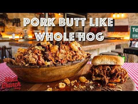 Whole Hog Style Pulled Pork