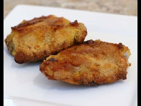 Parmesan Crusted Baked Chicken Thighs