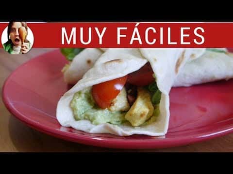 Fajitas de Pollo Caseras (con masa y rellenos)