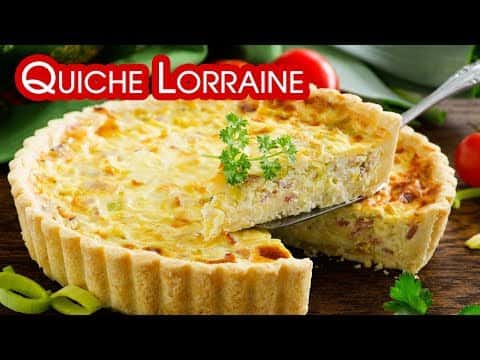 Quiche Lorraine clásica (La receta de Alfred Hitchcock)