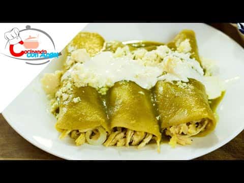 Enchiladas Verdes Caseras