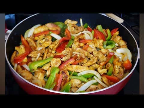 Fajitas de pollo