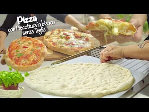 Pizza con Precottura in Bianco senza Teglia