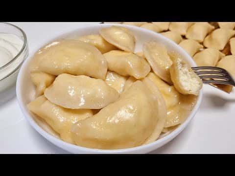 Вареники с творогом и адыгейским сыром